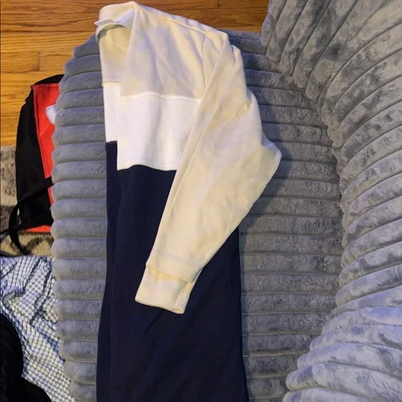 Liz Claiborne Colorblock Cardigan in Cream and Navy BNWOT - Picture 4 of 4